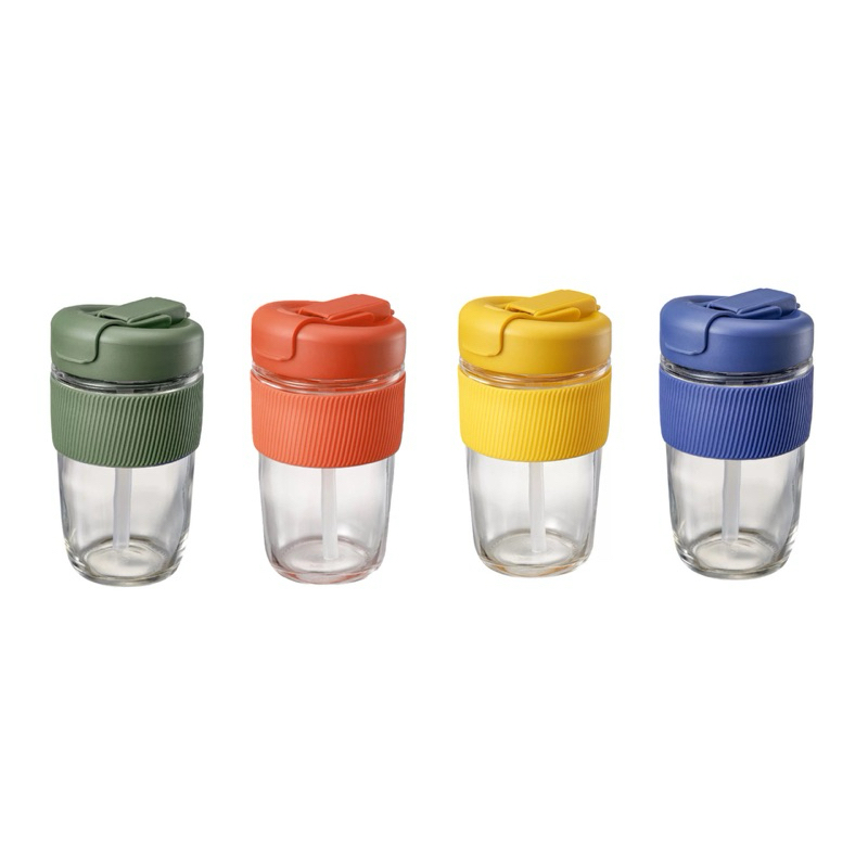 RICOCAFE 耐熱玻璃 雙享杯 BSG-500 500ml 4色任選 公司貨 全新盒裝