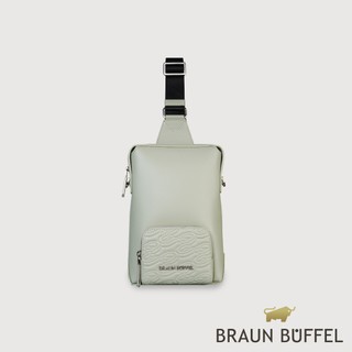 【BRAUN BUFFEL】諾瓦 胸包-淺灰色(德國小金牛台灣總代理)/BF550-22-SGY