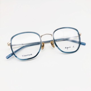 ✅💕 小b現貨 💕[檸檬眼鏡] agnes b. AB47012 C02光學眼鏡 法國經典品牌 複合式鏡框 絕對正品