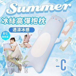 🔥免運 臺灣現貨🔥涼感長抱枕 涼感抱枕 冰絲抱枕 長條抱枕 長條枕 涼感枕頭 抱枕娃娃 長枕頭 長型抱枕 抱枕 可拆洗