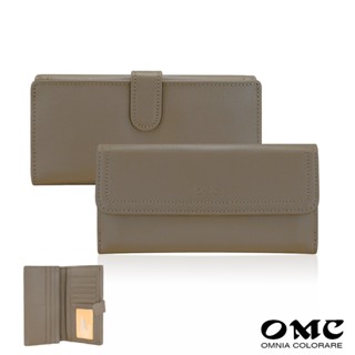 【OMC】納帕18卡1照雙面收納牛皮長夾4103(可可色)