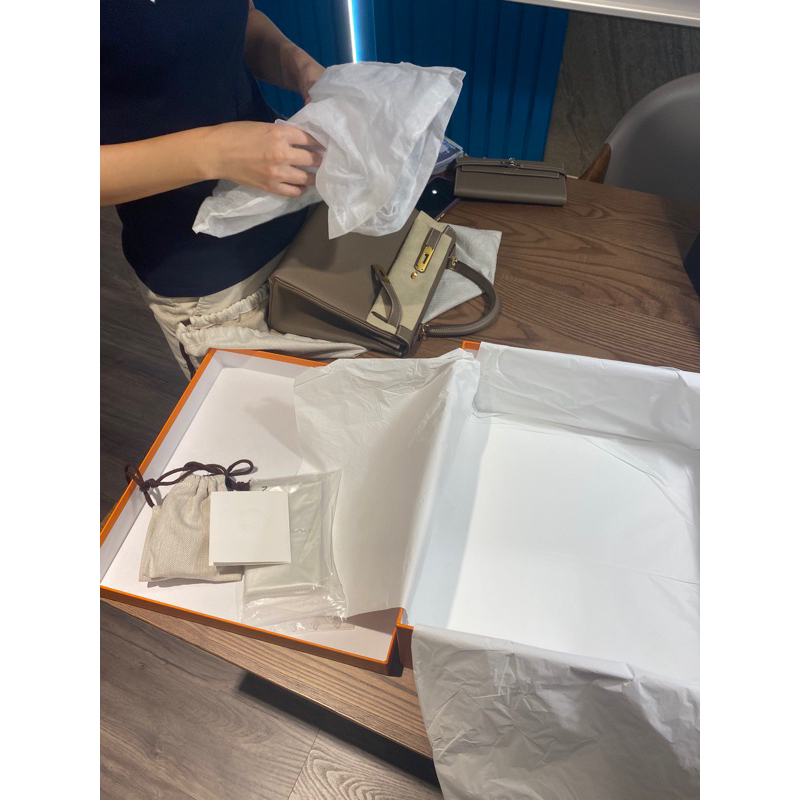 Hermes kelly 25大象灰台灣配貨