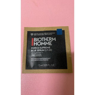 全新-BIOTHERM 碧兒泉 極量緊膚藍藻全能精華/男仕（1.5ml）
