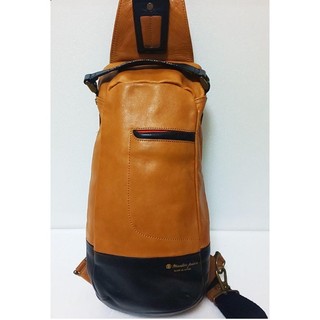 喵 中古 master piece MSPC傑作 日本製 真皮 肩背包 側背包