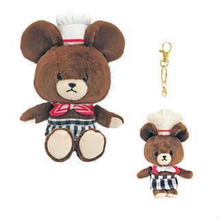 【日本進口】【小熊學校 the bears' school】傑琪 絨毛玩偶 / 吊飾 (廚師) newii