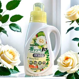 «現貨開發票»LION 日本獅王香氛柔軟濃縮洗衣精 抗菌白玫瑰 850g