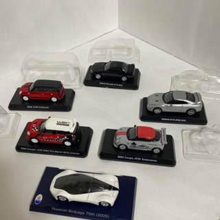 《全新》7-11模型車 組裝 收藏 玩具車mini cooper 瑪莎拉蒂 Nissan
