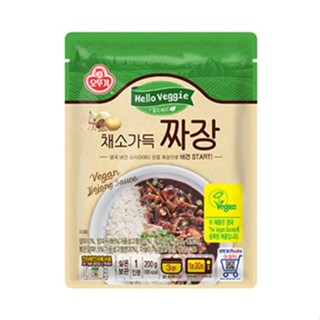 【素食炸醬】오뚜기 蔬食炸醬 五辛素 韓國炸醬 炸醬 素食 植物炸醬 調味包 炸醬調味 炸醬包 炸醬 200g