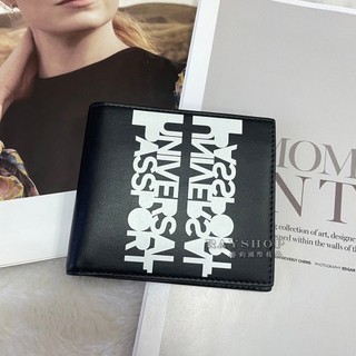 睿鈞國際精品 BURBERRY 8051830 品牌個性印花牛皮八卡短夾.黑 現貨