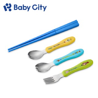 【Baby City娃娃城】迪士尼玩具總動員不銹鋼餐具學習組