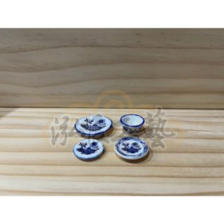 🎉泓展工藝坊🎉-模型祀宴 模型盤 點心盤 果盤 宴王 水果盤 擺宴 青花瓷 模型廟會 廟會模型 陣頭模型 宮廟模型