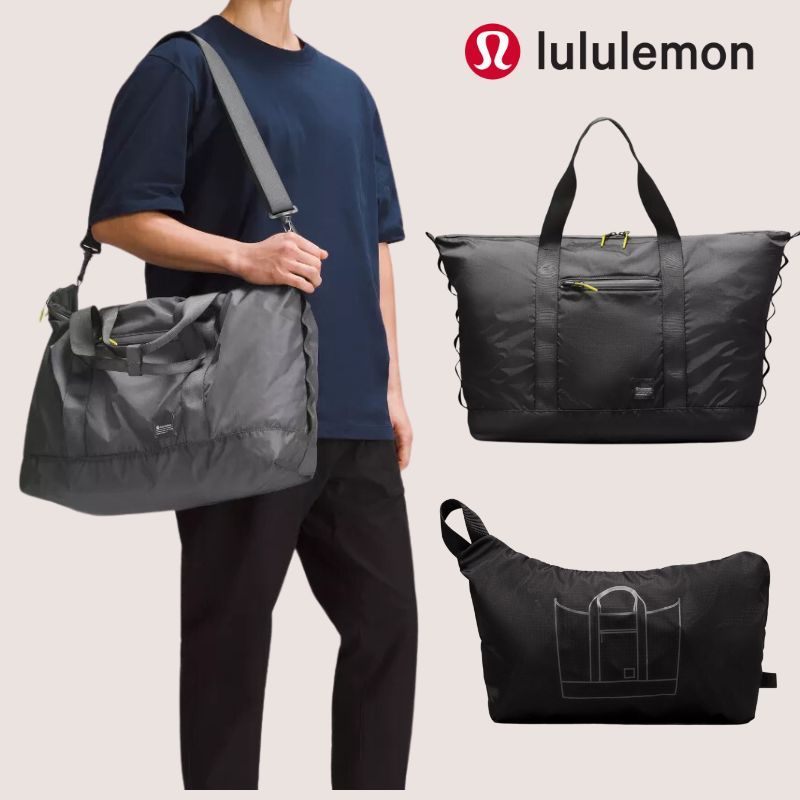 【other more 特選潮流】加拿大運動第一品牌 LULULEMON Packable 可折疊手提袋 32L