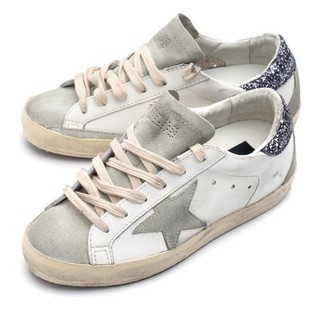 【38折扣現貨】正品Golden Goose superstar灰色星星鐵灰亮片尾立體logo仿舊鞋 髒髒鞋GG