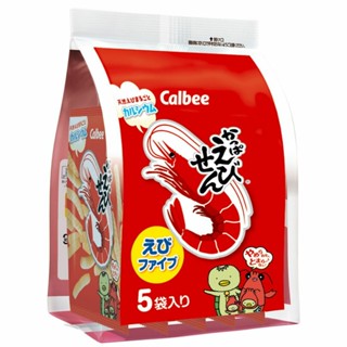 【卡樂比】日本零食 Calbee 卡路比 鮮蝦條各別包(5袋入)