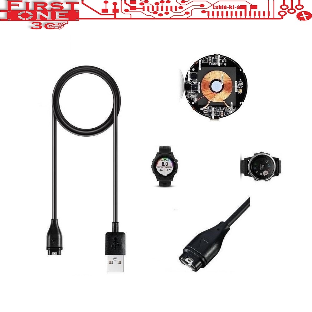 DC【充電線】適用 Garmin Fenix 8 / E Solar AMOLED 手錶 穿戴 充電 USB 充電器