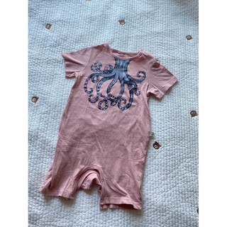 二手 18m Stella McCartney Kids 粉色圖騰寶寶服飾/連身包屁/連身裝
