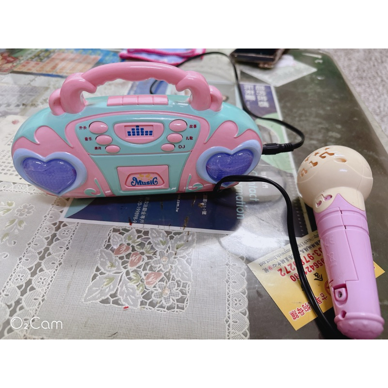 二手玩具出清 兒童迷你有聲故事音樂玩具收音機