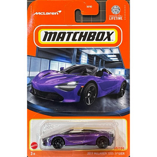 Matchbox 火柴盒 麥拉侖 McLAREN 720S SPIDER 敞蓬跑車
