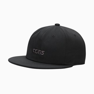CONVERSE CONS 6 PANEL CAP 休閒帽 男帽 女帽 黑色 10025899-A01