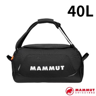 【MAMMUT 長毛象】背提兩用旅行袋 40L Cargon 手提行李袋 旅行揹包/自助旅行 出國旅遊 黑 02081