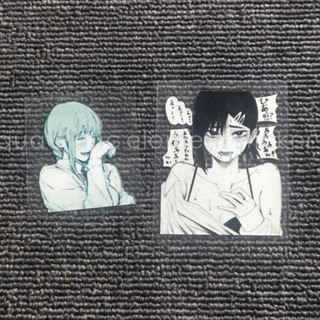 現貨💥鏈鋸人 瑪奇瑪 小小紅 轉印貼 汽車車貼 機車貼 行李箱貼紙 機箱貼紙 PET環保貼紙