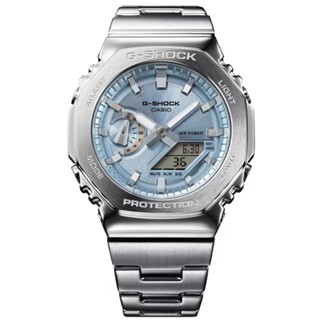 CASIO 卡西歐 G-SHOCK 八角金屬雙顯腕錶 GM-2110D-2A