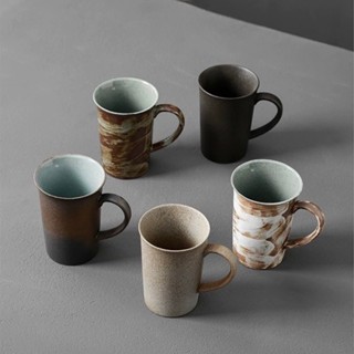 臺灣現貨【窯變 咖啡杯】馬克杯 茶杯 鎏金茶杯 柴燒色 茶具 水杯 陶瓷茶杯 日式茶杯 辦公杯 茶壺 泡茶用具