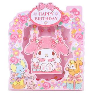 【莫莫日貨】全新 正版 日本進口 三麗鷗 Melody 美樂蒂 立體音樂 生日卡 生日卡片 卡片 71625