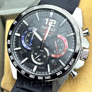 【SEIKO 三眼計時手錶】計時碼表運動矽膠男錶款SSB347/SSB347P1