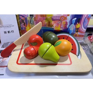 🌙＊全新現貨＊荷蘭 New Classic Toys 水果總匯切切樂 8件組 玩具 實木玩具