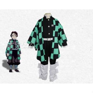♥萌妞朵朵三店♥兒童鬼滅之刃炭治郎cos服彌豆子我妻善逸蝴蝶忍富岡義勇 cosplay服裝角色扮演衣服和服萬聖節聖誕節