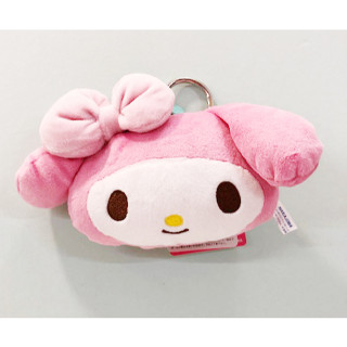My Melody_美樂蒂~Sanrio美樂蒂造型絨毛車票套-大頭#11576