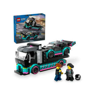 玩具研究中心 現貨 LEGO 樂高 積木 城市系列 -賽車和汽車運輸車60406