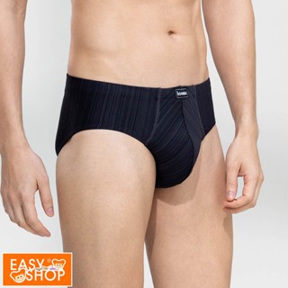 【EASY SHOP】iONNO-非凡系列-莫代爾絲滑棉柔透氣男士三角內褲-冰島黑