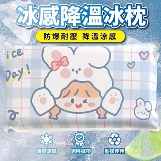 💥現貨,快速出貨🚚冰感降溫冰枕 20x35cm 可愛卡通冰枕 午睡枕 軟凝膠冰枕 冰涼冰枕 冰涼枕