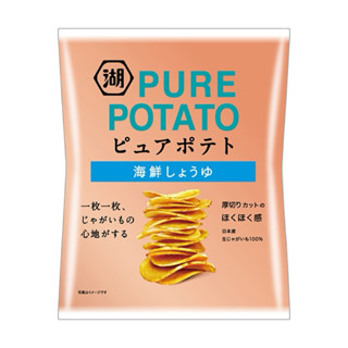 湖池屋 心地 厚切洋芋片 海鮮醬油 52g
