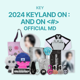 KEY 2024 KEYLAND ON : AND ON <#> CONCERT OFFICIAL MD 演唱會周邊🇰🇷
