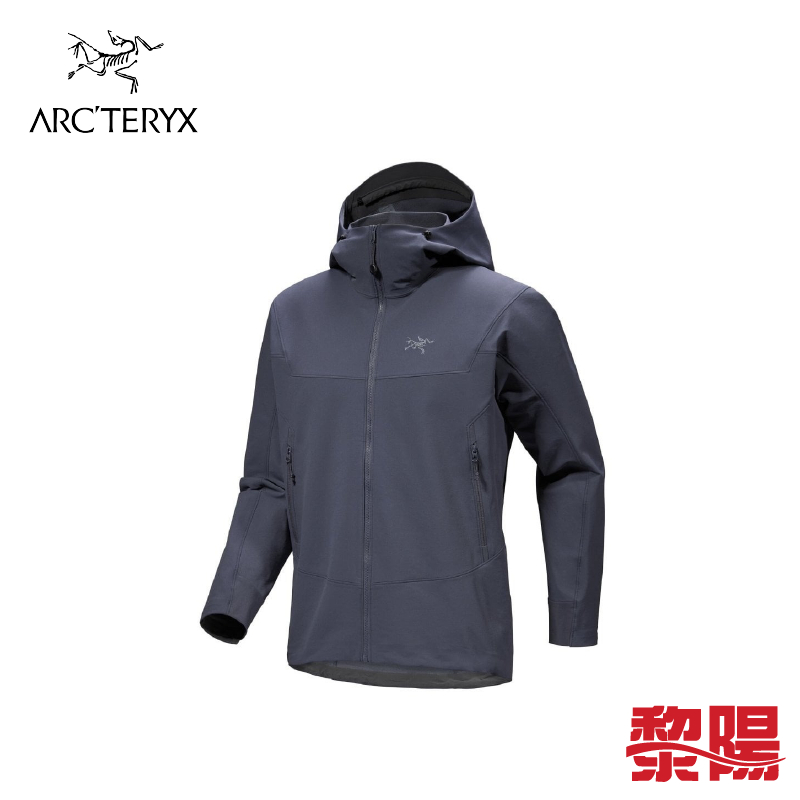 ARC'TERYX 始祖鳥 X000007465 Gamma軟殼外套 男款 (黑、深雲層藍) 04AT07465