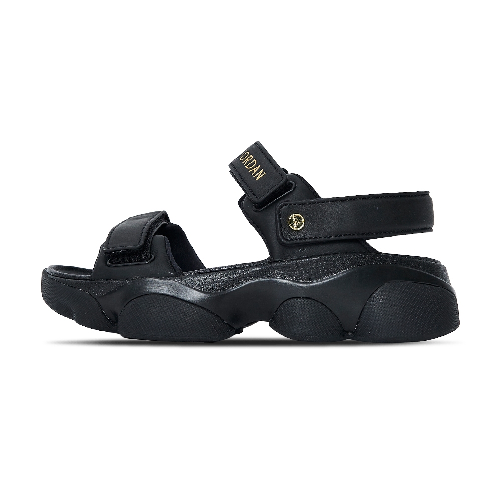 Nike Jordan Deja Sandal 女 黑金 厚底 喬丹 增高 運動 休閒 拖鞋 涼鞋 FN5036-001