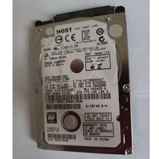 HGST日立 Z5K500-500 HTS545050A7E380 500GB 500G 2.5吋 硬碟