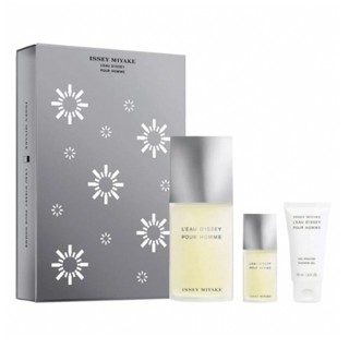 ISSEY MIYAKE 三宅一生一生之水男性淡香水禮盒(淡香水125ml+小香15ml+沐浴膠50ml) Vivo薇朵