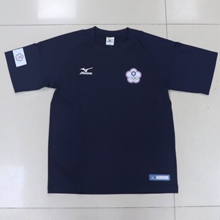 世偉運動精品 MIZUNO CTO 中華隊 中華臺北奧運代表隊 短袖 排汗衣 練習衣 白色儲存不易己髒