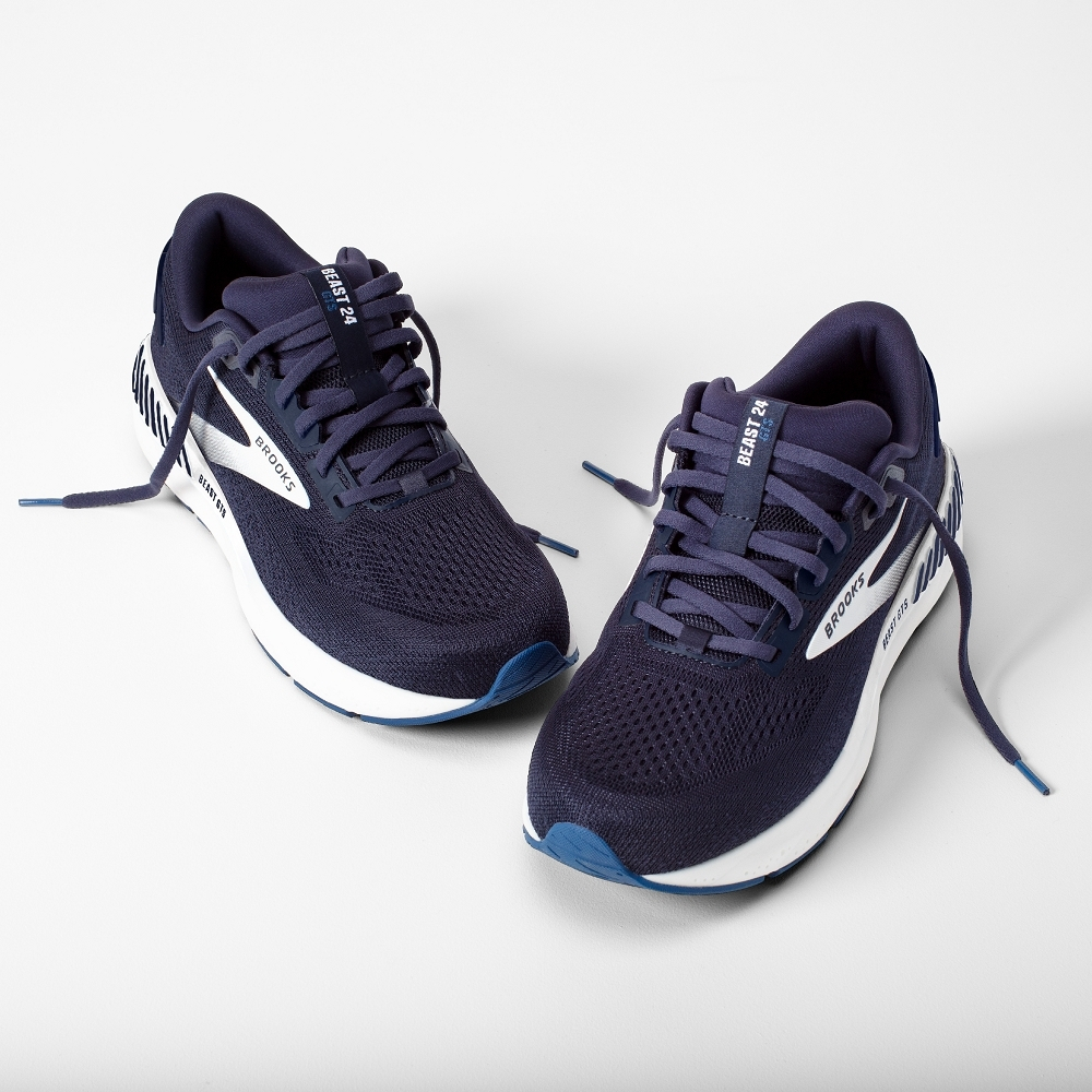 【BROOKS】男 避震緩衝象限 Beast GTS 24 超寬楦(1104254E452)