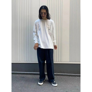 米粒愛佩德羅）The N0rth F ce 紫標系列 Long Sleeve Pocket Tee圓領長袖口袋上衣