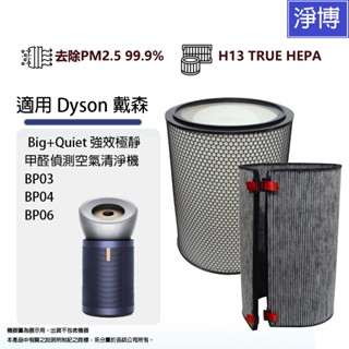 適用Dyson戴森Big+Quiet BP03 BP04 BP06商用強效極靜甲醛偵測空氣清淨機HEPA&活性碳濾網濾芯