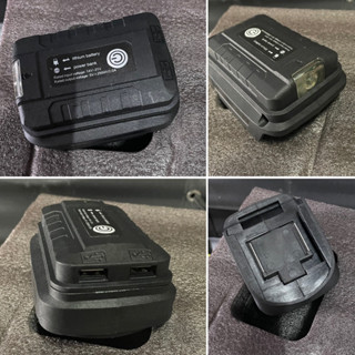 手機USB充電轉接頭 雙USB轉接器 適配牧畑..照明燈裝置 行動電源手機支架手機充電線