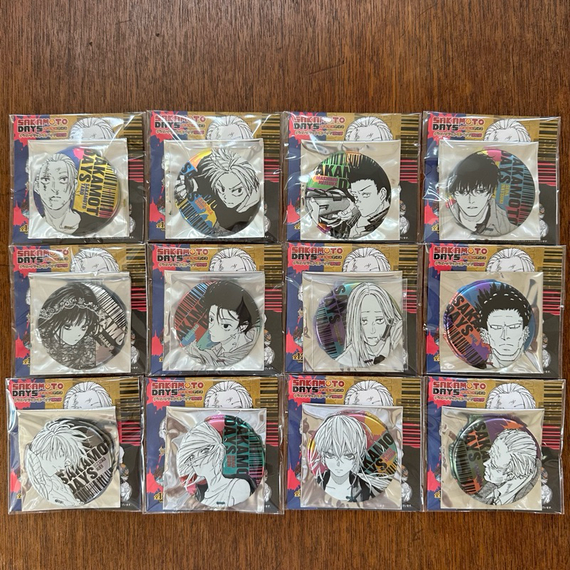 SAKAMOTO DAYS 坂本日常 原畫 浮雕 徽章 坂本太郎 南雲 赤尾 晶 利音 神神迴 大佛 朝倉新 有月 夏生