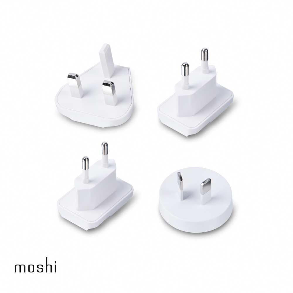 Moshi 萬國轉接頭 Rewind GaN 45W/65W/100W 專用 （不含充電器）