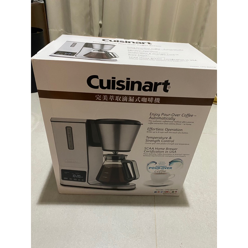 【Cuisinart 美膳雅】 完美萃取自動手沖咖啡機 CPO-800TW