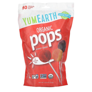 Yumearth 有機棒棒糖 硬糖 素食可食 綜合水果 袋裝 罐裝
